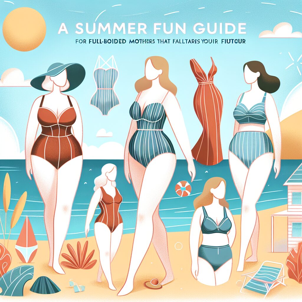 夏を楽しく！ぽっちゃりママのための体型カバー水着ガイド