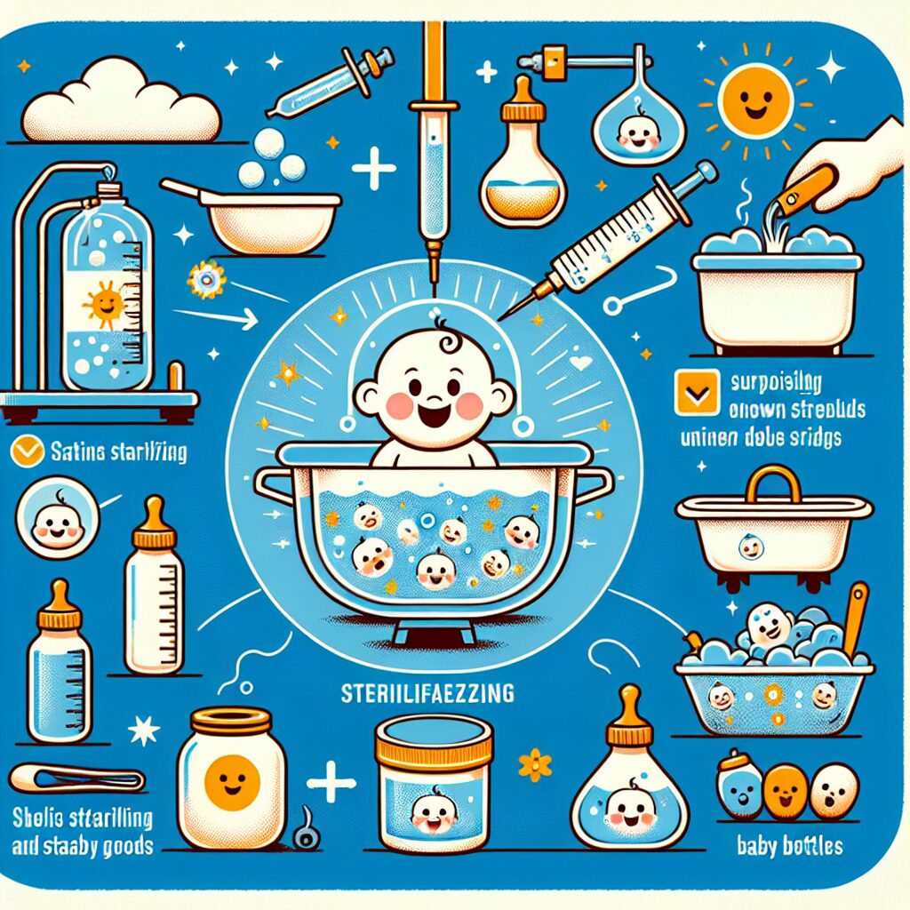 意外と知らない？哺乳びんとベビーグッズの消毒方法