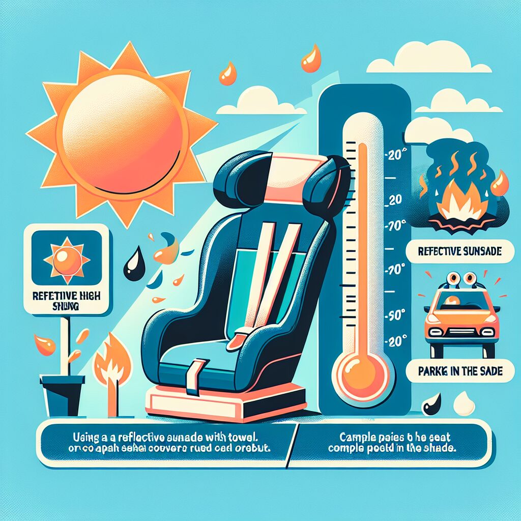 チャイルドシートの暑さ対策の重要性と簡単な方法